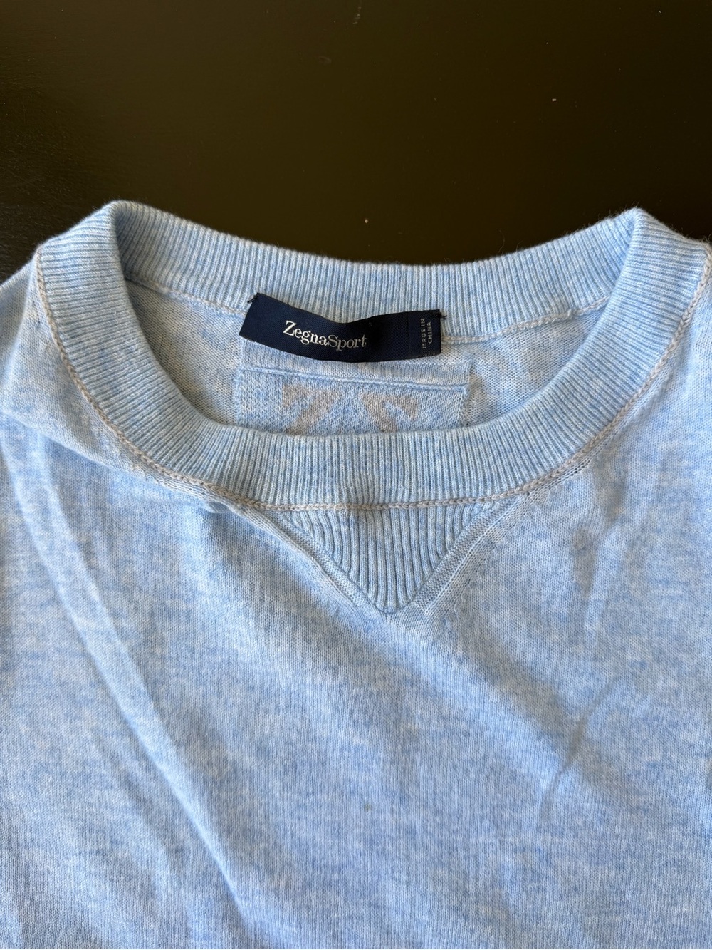 Zegna sport golf sweater Light Blue